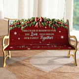 The Love That Holds Our Family Together - Personalized Family Wooden Bench