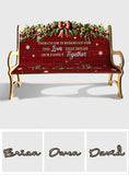The Love That Holds Our Family Together - Personalized Family Wooden Bench
