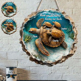 Thanks for Always Having Our Backs - Personalized Mother Custom Shaped Wood Sign