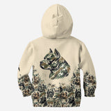 Pitbull Camouflage - Personalized Dog Hoodie and Leggings