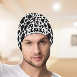 Moody Baby Cow - Personalized Cow Beanie Hat