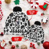 Moody Baby Cow - Personalized Cow Beanie Hat