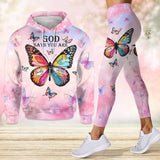 God Says You Are - Personalized Christian Hoodie and Leggings