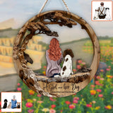 A Bond That Can't Be Broken - Personalized Dog Custom Shaped Wood Sign