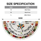 When You Are Family - Personalized Family Tree Skirt