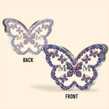 Mom And Children Butterflies - Personalized Mother Custom Shaped Acrylic Plaque