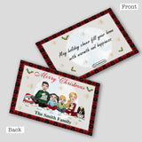 Merry Christmas - Personalized Family Greeting Card
