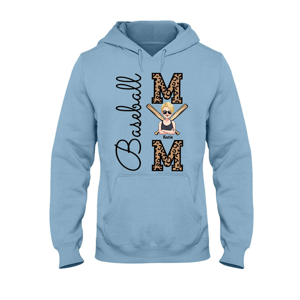 Baseball Mom - Personalized Baseball T-shirt and Hoodie