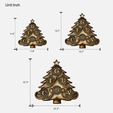 Family Christmas - Personalized Family Custom Shaped Wood Sign