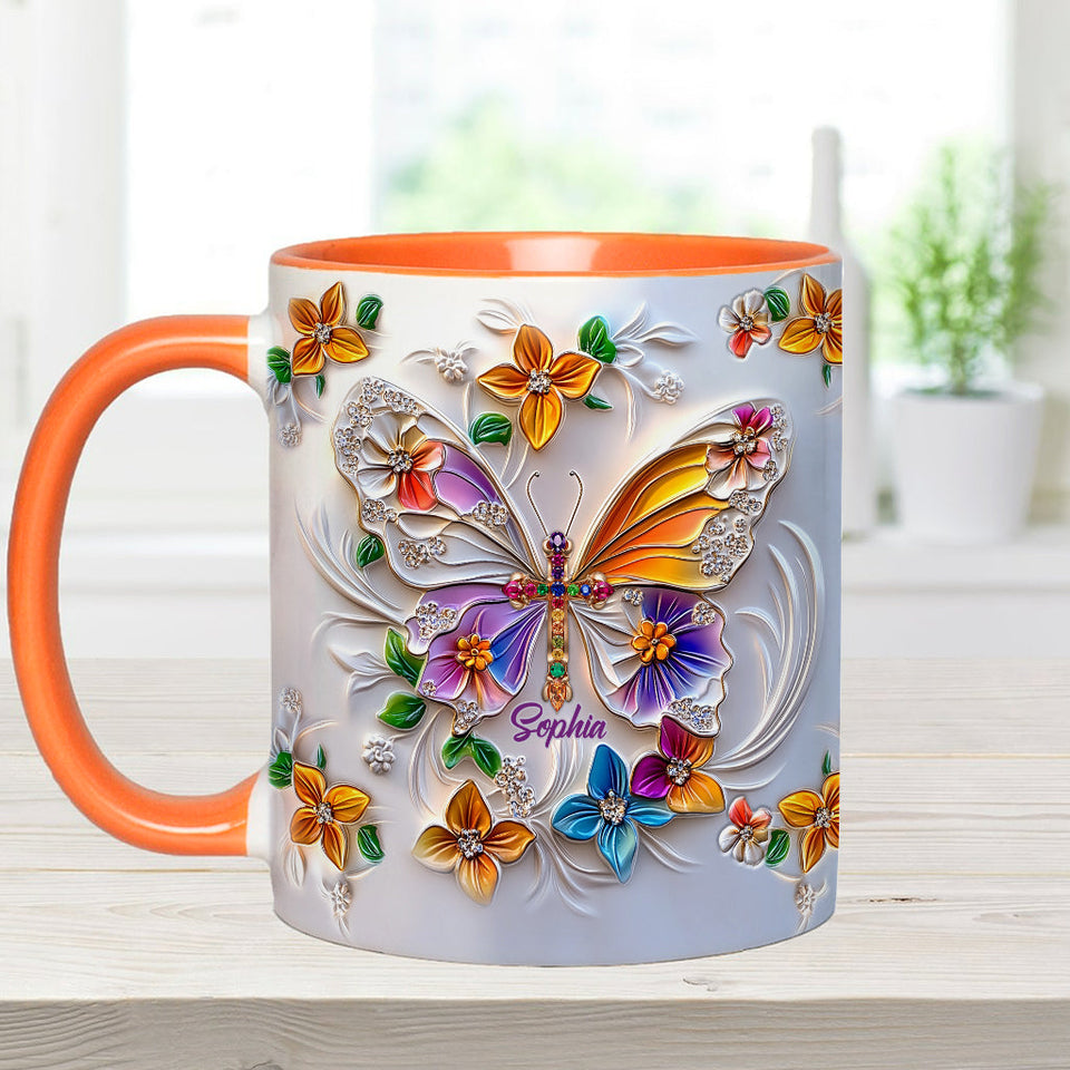 Mug chrétien personnalisé Foi Espérance Amour