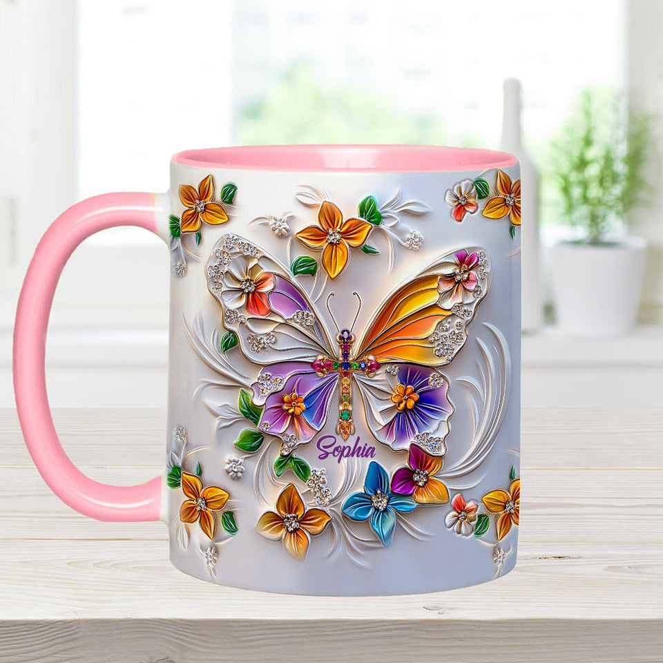 Mug chrétien personnalisé Foi Espérance Amour