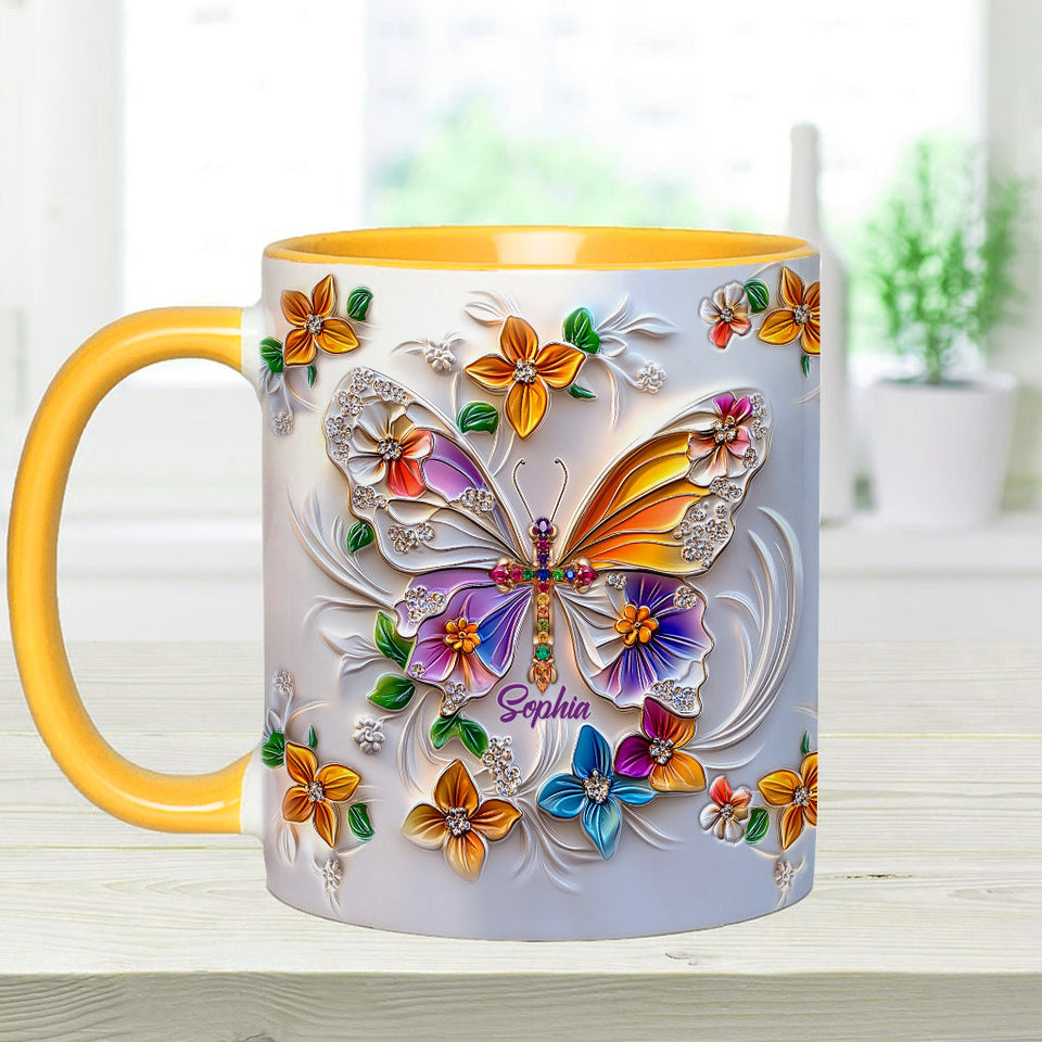 Mug chrétien personnalisé Foi Espérance Amour