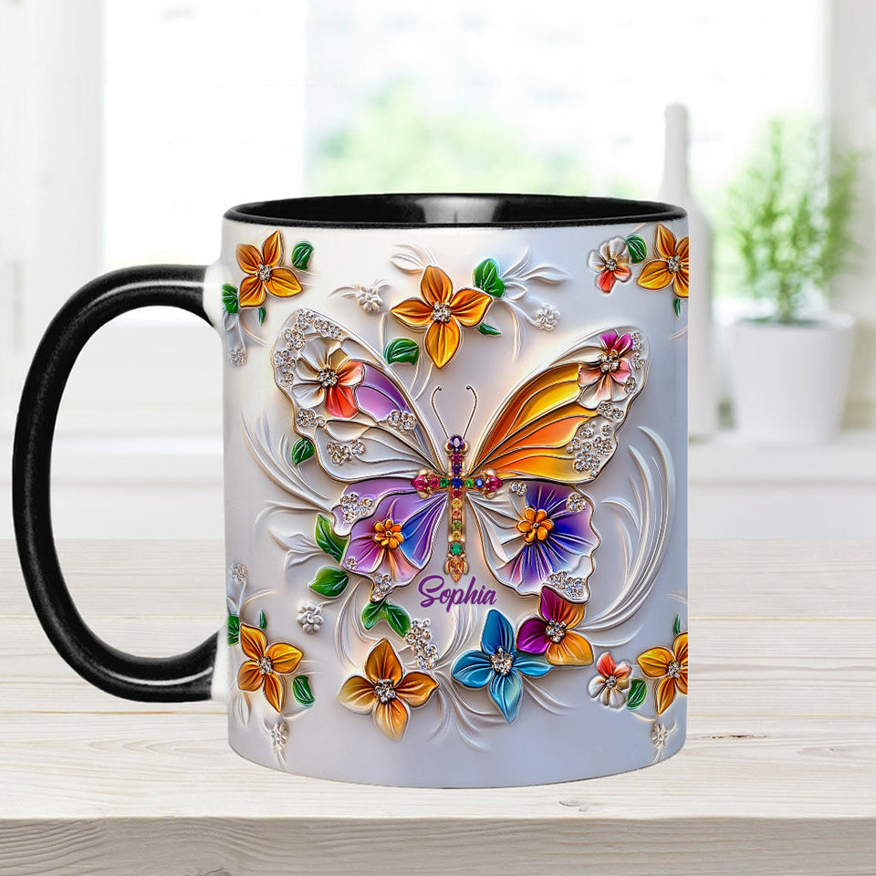 Mug chrétien personnalisé Foi Espérance Amour