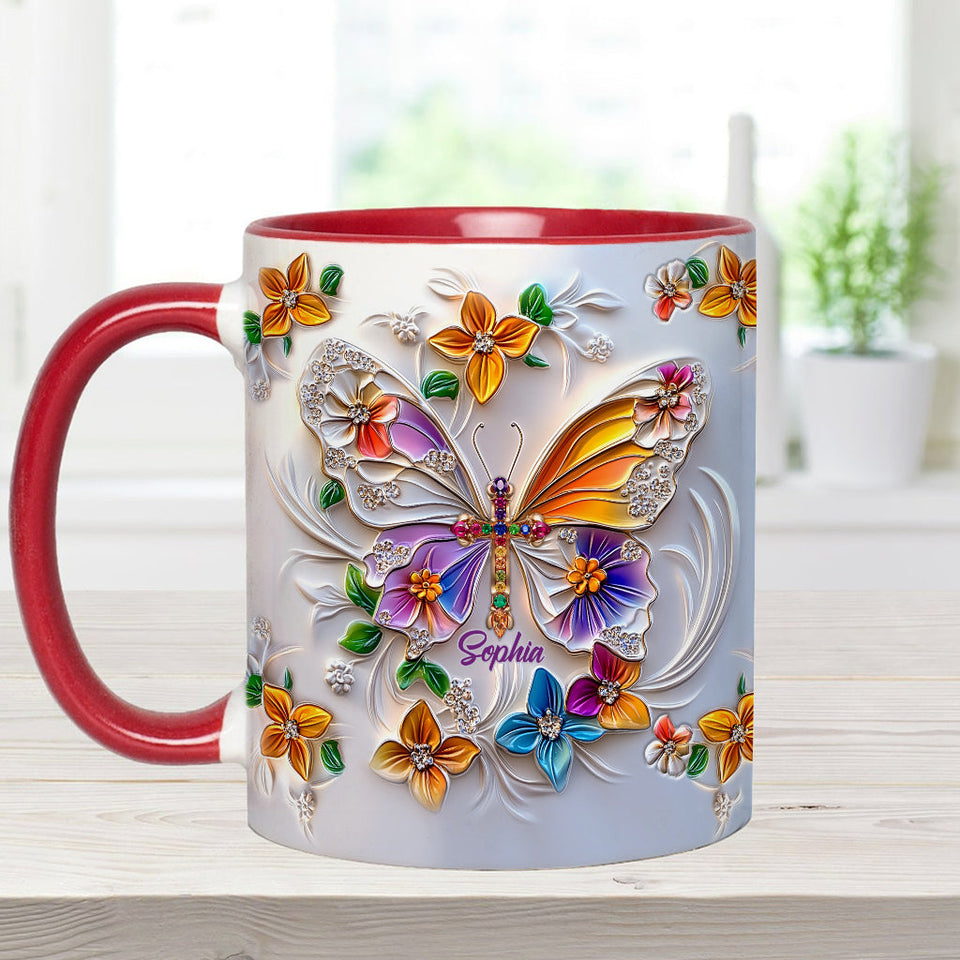 Mug chrétien personnalisé Foi Espérance Amour