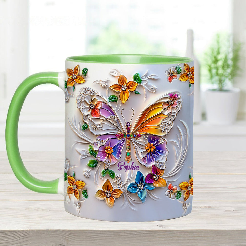 Mug chrétien personnalisé Foi Espérance Amour