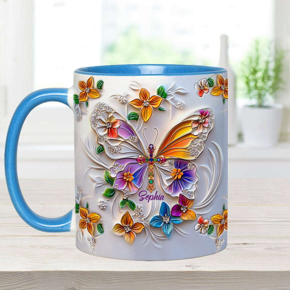 Mug chrétien personnalisé Foi Espérance Amour