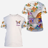 Stunning Butterfly - Personalized Butterfly All Over Shirt
