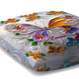 Stunning Butterfly - Personalized Butterfly Throw Pillow