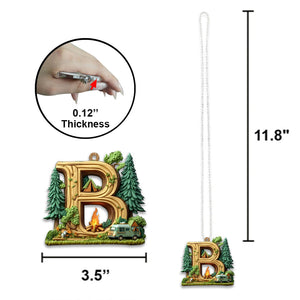 Camping Letter - Personalized Camping Car Ornament