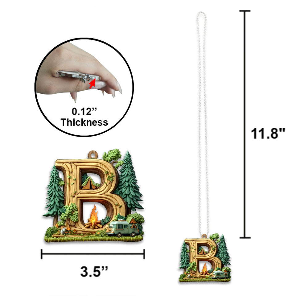 Camping Letter - Personalized Camping Car Ornament