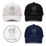 Custom Photo - Personalized Daughter Embroidered Classic Cap