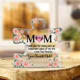 Thank You Mom, BirthStone Personalize - Personalized Mother Custom Shaped Acrylic Plaque