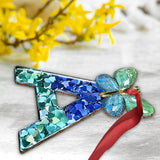 Beautiful Butterfly Alphabet - Personalized Butterfly Ornament