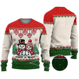 Grandma Love - Personalized Grandma Ugly Sweater