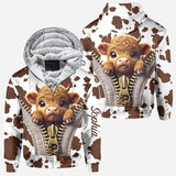 Love Highland Cow - Personalized All Over Shirt
