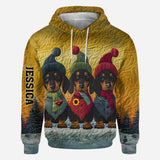Love Dachshund - Personalized Dachshund All Over Shirt
