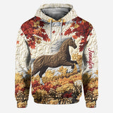 Love Horses - Personalized Horse Hoodie and Leggings