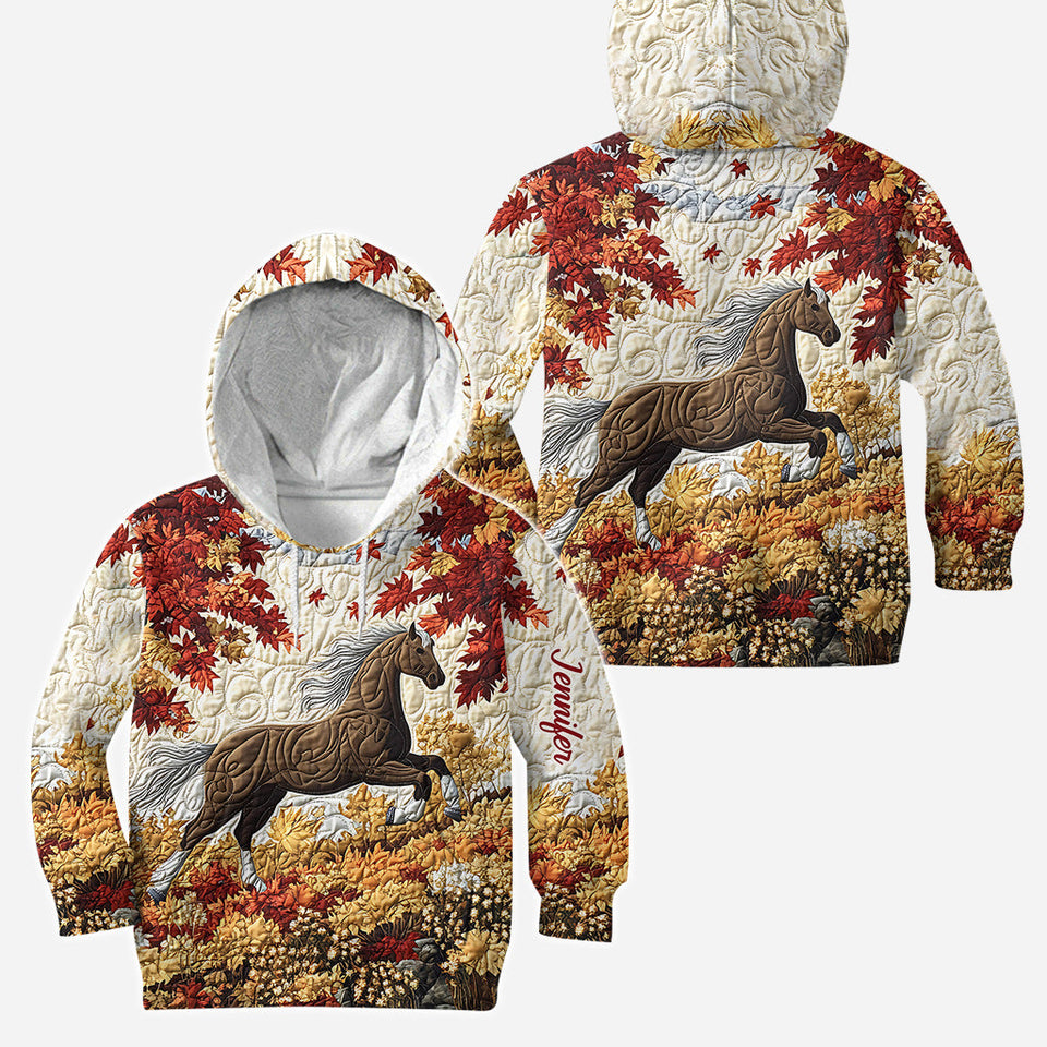 Love Horses - Personalized Horse Hoodie and Leggings