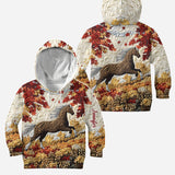 Love Horses - Personalized Horse Hoodie and Leggings