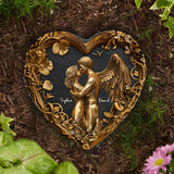 You & Me - Personalized Couple Heart Shaped Stone