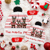 Oh Deer Christmas - Personalized Family Beanie Hat
