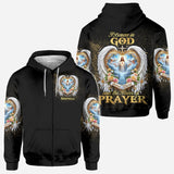 I Believe in God and the Power of Prayer - Personalized Christian All Over Shirt