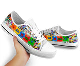 Sensibilisation à l'autisme Chaussures basses 0622