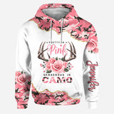 Pretty In Pink - Personalized Hunting Hoodie and Leggings