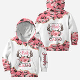 Pretty In Pink - Personalized Hunting Hoodie and Leggings