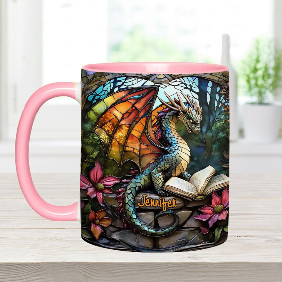 Love Dragons - Personalized Dragon Accent Mug