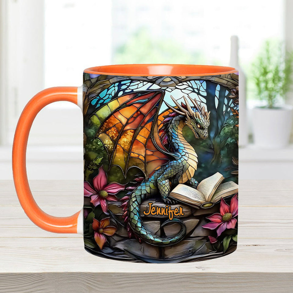 Love Dragons - Personalized Dragon Accent Mug