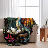 Love Dragons - Personalized Dragon Blanket