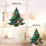 Family Christmas - Personalized Family Window Hanging Suncatcher Ornament