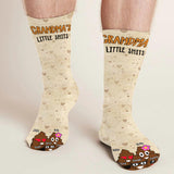Dad's Little Cuties - Gift for dad, grandma, grandpa, mom, uncle, aunt - Personalized Socks