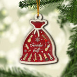 Santa Sack - Personalized Couple Ornament