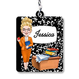Santa's Favorite Teacher - Personalized Teacher Keychain