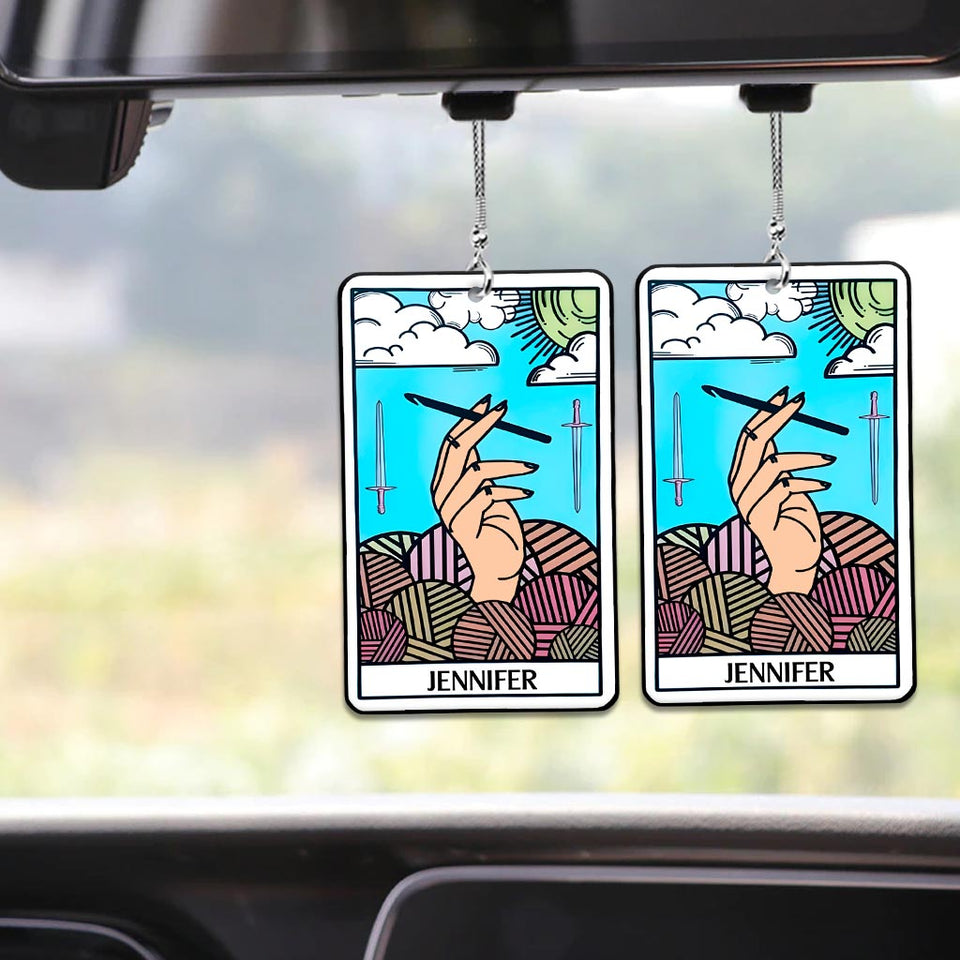 The Hocker - Personalized Crocheting Car Ornament
