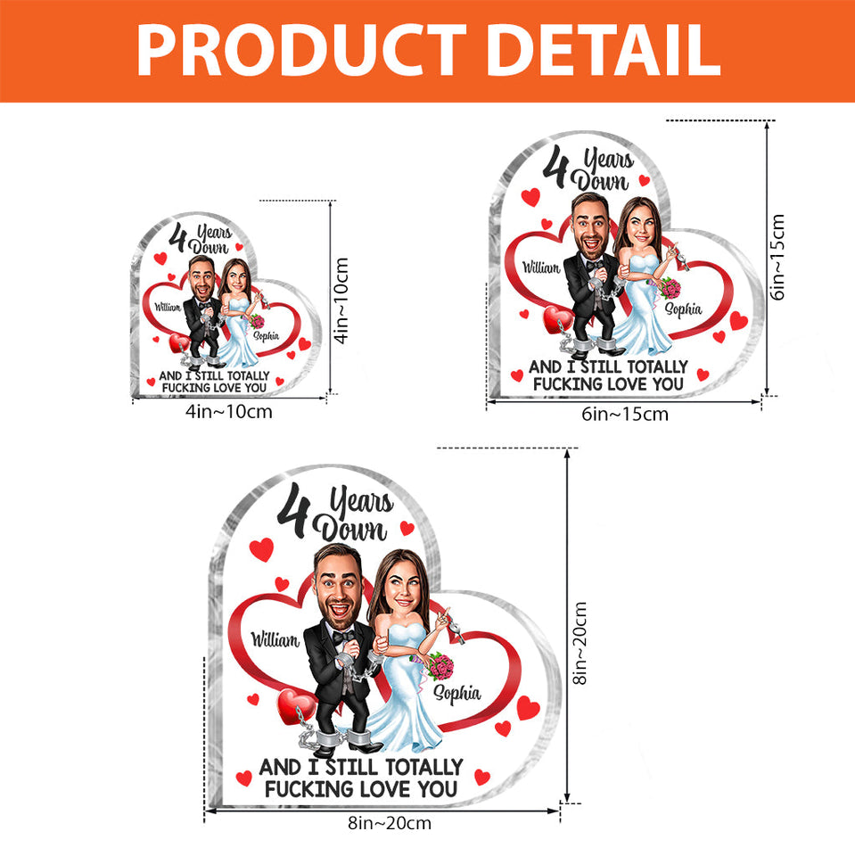 I Still Love You - Personalized Husband And Wife Custom Shaped Acrylic Plaque