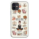 Just A Girl Who Loves Books - Personalized Book Phone Case