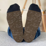 Lucky Fishing Socks - Gift for dad, uncle, aunt, grandma, grandpa, mom, son, daughter, brother, sister, granddaughter, grandson, husband, wife, boyfriend, girlfriend, friend, co-worker - Personalized Socks